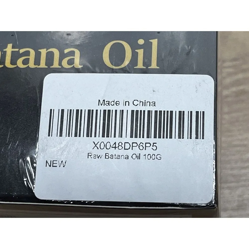 100% Natural Raw Batana Oil for Hair Growth, Dr. Sebi Hair Oil from Honduras, Pr